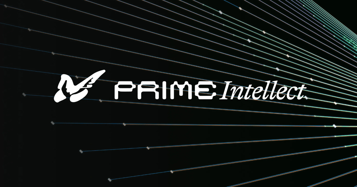 Prime Intellect Open Graph image preview (1200x630) - AI social card inspiration