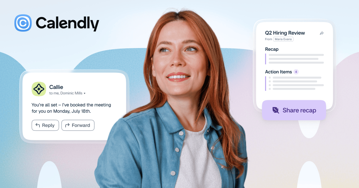 Calendly Open Graph image preview (1200x630) - SaaS social card inspiration